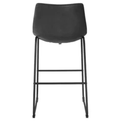 Set Of 2 Laslo Modern Upholstered Faux Leather Barstools - Saracina Home -Saracina Home Sales Store GUEST 8b01837c 9328 480c b086 cbf16464ce9b