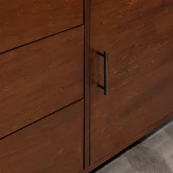 Mid-Century Modern With Closed Storage TV Stand For TVs Up To 58" Walnut - Saracina Home -Saracina Home Sales Store GUEST 8ff0d089 27f5 4849 b4d0 44650fcd199a