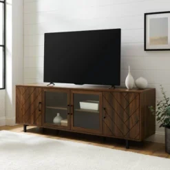 Vik Modern Boho 4 Door Herringbone TV Stand For TVs Up To 80" - Saracina Home 15 Vik Modern Boho 4 Door Herringbone TV Stand For TVs Up To 80" - Saracina Home -Saracina Home Sales Store GUEST 9063eb92 b49a 4de7 8042 61e07cd7b281