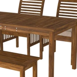 Ravenscroft 4pc Acacia Wood Patio Dining Set - Saracina Home 14 Ravenscroft 4pc Acacia Wood Patio Dining Set - Saracina Home -Saracina Home Sales Store GUEST 914c6e42 17c0 45e7 8628 77dcc0056746