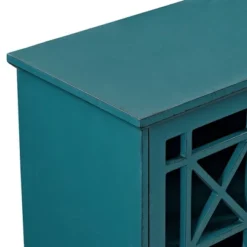 Versatile Fretwork Accent Storage Cabinet Blue - Saracina Home 8 Versatile Fretwork Accent Storage Cabinet Blue - Saracina Home -Saracina Home Sales Store GUEST 94b31eb2 8af4 498f 9033 de30dc40e0fa