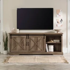 Clarabelle Double Sliding X Barn Door TV Stand For TVs Up To 80" - Saracina Home 34 Clarabelle Double Sliding X Barn Door TV Stand For TVs Up To 80" - Saracina Home -Saracina Home Sales Store GUEST 982c1ca0 45a9 4164 801c 80166fc89225