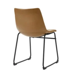 Set Of 2 Laslo Modern Upholstered Faux Leather Dining Chairs - Saracina Home -Saracina Home Sales Store GUEST 9c08c6e5 09f4 403a 844a a5fe7811db86