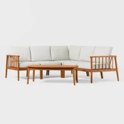 Saracina Home 6pc Modern Boho Outdoor Eucalyptus Spindle Sectional -Saracina Home Sales Store GUEST 9c16328e 5a66 4ffc 8141 a2a60ce01c81