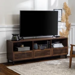 Visconti Boho Slat Door Storage Console TV Stand For TVs Up To 80" - Saracina Home 23 Visconti Boho Slat Door Storage Console TV Stand For TVs Up To 80" - Saracina Home -Saracina Home Sales Store GUEST 9d6c3b75 5e91 4f4a 93a4 351b5dfd97a4