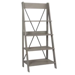 68.25" Boho 4 Tier Solid Wood Ladder Bookshelf Plant Stand - Saracina Home -Saracina Home Sales Store GUEST 9e1ac1c6 97f2 43e5 b491 c02e06933d72