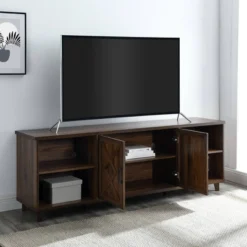 Whitton Modern Transitional Geometric 2 Door TV Stand For TVs Up To 80" - Saracina Home 18 Whitton Modern Transitional Geometric 2 Door TV Stand For TVs Up To 80" - Saracina Home -Saracina Home Sales Store GUEST a01dabf9 922b 4652 b325 39188bfa55ff