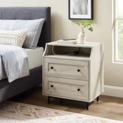 Transitional 2 Drawer Nightstand With USB Port - Saracina Home 10 Transitional 2 Drawer Nightstand With USB Port - Saracina Home -Saracina Home Sales Store GUEST a0442379 71fe 4ddb 9713 9cd9baec327f