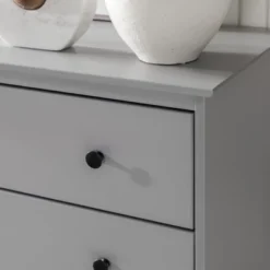 Stiva Classic Mid-Century Modern Vertical 4 Drawer Dresser Gray - Saracina Home -Saracina Home Sales Store GUEST a11feec8 8bca 4e77 a070 4513141c5995