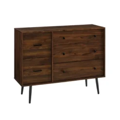 Ivora Lifted Mid-Century Modern Asymmetrical 5 Drawer Dresser - Saracina Home -Saracina Home Sales Store GUEST a2001711 f7c0 4188 bac4 4c7518530264