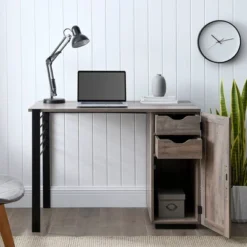 Polay Modern Computer Desk With Chalkboard Door - Saracina Home -Saracina Home Sales Store GUEST a3685965 a9b8 4c4c 91a4 d8a3c24cc1e7