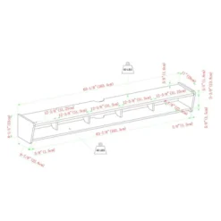 Modern Minimalist Floating TV Stand For TVs Up To 70" With Open Storage - Saracina Home -Saracina Home Sales Store GUEST a4a8c275 385c 438c 89ed a40243a9acca