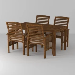 Ravenscroft 5pc Acacia Wood Patio Dining Set - Saracina Home 18 Ravenscroft 5pc Acacia Wood Patio Dining Set - Saracina Home -Saracina Home Sales Store GUEST a556a025 d85f 42c0 8fc9 3618bb07679d