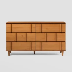Modern Vertical Accent Solid Wood 6 Drawer Double Dresser - Saracina Home 39 Modern Vertical Accent Solid Wood 6 Drawer Double Dresser - Saracina Home -Saracina Home Sales Store GUEST a9a10edd 8873 4c3b abef 421345c78f2d