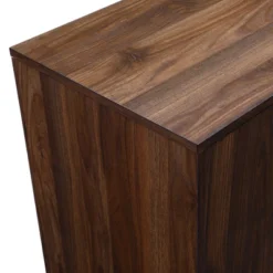 44" Mid-Century Modern Asymmetrical Sideboard Dark Walnut - Saracina Home 5 44" Mid-Century Modern Asymmetrical Sideboard Dark Walnut - Saracina Home -Saracina Home Sales Store GUEST a9f195b1 5f71 4b42 95c3 56e134148815