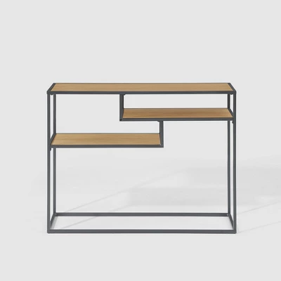 Modern 3 Tier Console Table - Saracina Home 2 Modern 3 Tier Console Table - Saracina Home - Image 2