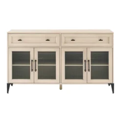 4 Door Reeded Glass Storage Sideboard - Saracina Home -Saracina Home Sales Store GUEST b5c8780d e03c 48c8 95d6 0fe3f6586445
