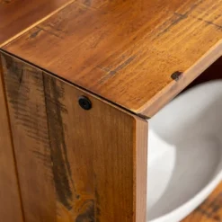 Rustic Modern Solid Wood TV Stand For TVs Up To 50" Amber - Saracina Home -Saracina Home Sales Store GUEST b5d914fc 0a70 4781 887b 54da4a591e0b