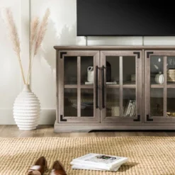 Avalene Modern Farmhouse 4 Door Glass Window Pane TV Stand For TVs Up To 65" - Saracina Home 29 Avalene Modern Farmhouse 4 Door Glass Window Pane TV Stand For TVs Up To 65" - Saracina Home -Saracina Home Sales Store GUEST b7b7d4a1 08ee 4823 93d5 444c86df877f