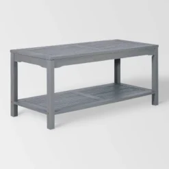 Ravenscroft Modern Boho Acacia Wood Slatted Outdoor Coffee Table With Lower Shelf - Saracina Home 25 Ravenscroft Modern Boho Acacia Wood Slatted Outdoor Coffee Table With Lower Shelf - Saracina Home -Saracina Home Sales Store GUEST b82362d2 34f0 4dc8 b530 c4b76868ed3f