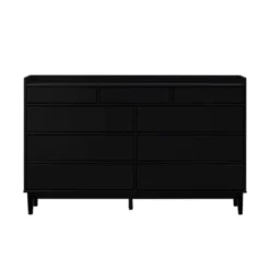 Mid-Century Modern Solid Wood 9 Drawer Horizontal Dresser - Saracina Home -Saracina Home Sales Store GUEST b8326513 d1f9 4b66 aa98 cbcef4c3e0c3