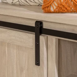 48" Transitional Sliding Door Wood And Metal Bench - Saracina Home -Saracina Home Sales Store GUEST ba041560 e031 46cb 870b 53364735fde1