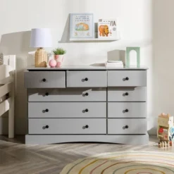 Lauren Classic Transitional 9 Drawer Dresser Storage - Saracina Home -Saracina Home Sales Store GUEST ba14fec0 0827 4d0a 90fa b7fa9753a2d4