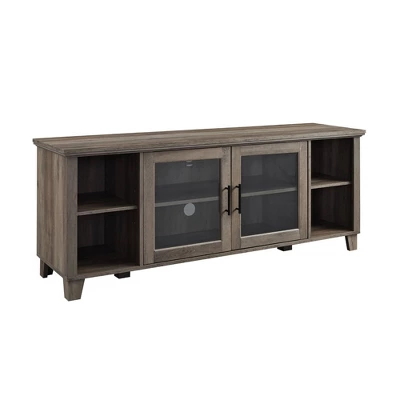 Rustic Transitional 2 Door TV Stand For TVs Up To 65" - Saracina Home 8 Rustic Transitional 2 Door TV Stand For TVs Up To 65" - Saracina Home - Image 8