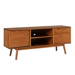 Solid Wood Mid-Century Modern TV Stand For TVs Up To 65" - Saracina Home -Saracina Home Sales Store GUEST bcf10612 ab1c 44cb 835f 7b34eadc967d
