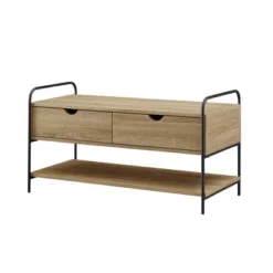 Modern 2 Drawer Storage Entry Bench - Saracina Home -Saracina Home Sales Store GUEST bd7e33fa 306d 4a5f bba4 20dd9b7f3ec6