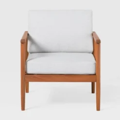 Saracina Home Modern Boho Eucalyptus Outdoor Spindle Arm Chair With Cushions -Saracina Home Sales Store GUEST c27b58c2 785f 4c81 a1bc 4d86e5fe7551