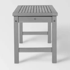 Ravenscroft Modern Boho Acacia Wood Slat Top Outdoor Dining Bench - Gray Wash - Saracina Home -Saracina Home Sales Store GUEST c4b70868 1e98 4315 bb2c ee5108b830db