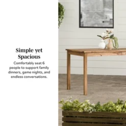 Acacia Wood Patio Simple Rectangle Dining Table - Saracina Home 36 Acacia Wood Patio Simple Rectangle Dining Table - Saracina Home -Saracina Home Sales Store GUEST c5cbf926 da7e 43c6 8e49 79761686ac04