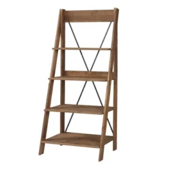 68.25" Boho 4 Tier Solid Wood Ladder Bookshelf Plant Stand - Saracina Home -Saracina Home Sales Store GUEST c869c4b2 7d23 4772 9ba1 7d8e83863675