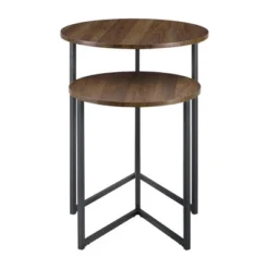 2pc Glam V Leg Nesting Side Tables - Saracina Home 12 2pc Glam V Leg Nesting Side Tables - Saracina Home -Saracina Home Sales Store GUEST c8a2f659 2e49 478d 90b2 7652efc40418