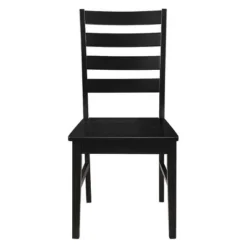 Set Of 2 Wood Ladder Back Dining Chair Black - Saracina Home 7 Set Of 2 Wood Ladder Back Dining Chair Black - Saracina Home -Saracina Home Sales Store GUEST caea8ff6 ea37 4153 b6ba f2356f4178a9