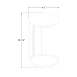 24" Modern Glam Round C Table Faux White Marble/Gold - Saracina Home 7 24" Modern Glam Round C Table Faux White Marble/Gold - Saracina Home -Saracina Home Sales Store GUEST cd9c2a2e f5ac 47ff b510 437aa7f790be