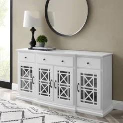 Selma Transitional 3 Tiered Ornate Fretwork Door Sideboard - Saracina Home -Saracina Home Sales Store GUEST cdf6c707 00c3 48fa a445 4ef1444609de