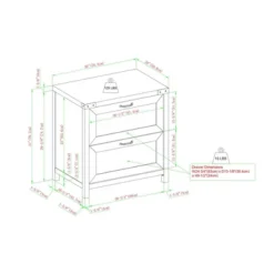 Rustic Farmhouse 2 Drawer File Cabinet - Saracina Home -Saracina Home Sales Store GUEST ce05d634 a539 4a58 b7fc 0d5df5749416