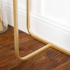 Megan Modern Glam Curved Console Table Faux White Marble/Gold - Saracina Home -Saracina Home Sales Store GUEST d0364fdf b4da 4396 b096 4a44c6daa037