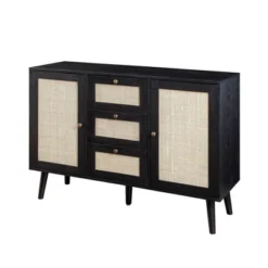 Modern Boho Wood And Rattan Storage Sideboard Black - Saracina Home 13 Modern Boho Wood And Rattan Storage Sideboard Black - Saracina Home -Saracina Home Sales Store GUEST d0eaf357 1fe7 4214 9913 411413a9d23c