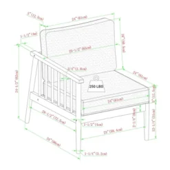Saracina Home 6pc Modern Boho Outdoor Eucalyptus Spindle Sectional -Saracina Home Sales Store GUEST d25a15f4 447f 4f84 84bf 6ce06bfe8c1a 1