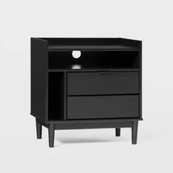 Mid-Century Modern Solid Wood 2 Drawer Nightstand - Saracina Home 38 Mid-Century Modern Solid Wood 2 Drawer Nightstand - Saracina Home -Saracina Home Sales Store GUEST d70ecd23 c6fd 4f28 9077 ece35b3d75c2
