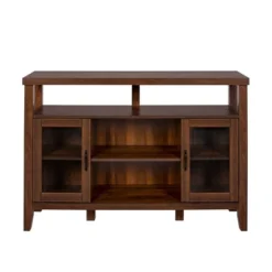 Rustic Transitional Double Door Highboy Buffet - Saracina Home -Saracina Home Sales Store GUEST d7f5526e 48ce 4eec 9e7c 4dbc85b5e8c8