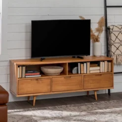 Cara Mid-Century Modern 3 Drawer TV Stand For TVs Up To 65" - Saracina Home 32 Cara Mid-Century Modern 3 Drawer TV Stand For TVs Up To 65" - Saracina Home -Saracina Home Sales Store GUEST dcaab5ac 058b 4924 9bcd 1774bd23a9f2