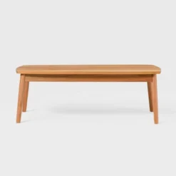 Saracina Home Modern Boho Rounded Rectangle Eucalyptus Patio Coffee Table -Saracina Home Sales Store GUEST dcd4064e 003f 4c9e be67 ae1193c168c6