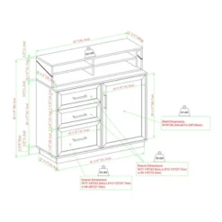 Modern Transitional Flip Down Secretary Desk - Saracina Home -Saracina Home Sales Store GUEST e0493730 5766 4191 ae33 5cde9bfcc812