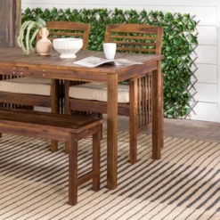 Ravenscroft 4pc Acacia Wood Patio Dining Set - Saracina Home 13 Ravenscroft 4pc Acacia Wood Patio Dining Set - Saracina Home -Saracina Home Sales Store GUEST e101c323 d528 4c44 add8 ef39ff566203