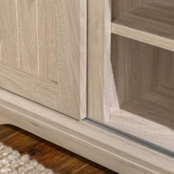 48" Transitional Sliding Door Wood And Metal Bench - Saracina Home -Saracina Home Sales Store GUEST e191b3ca 553b 4cdc be22 c667d4f4d189