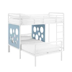 Twin Modern Cut-Out L-Shaped Metal Bunk Bed - Saracina Home -Saracina Home Sales Store GUEST e5b6d37d bb29 4c03 8154 e0b12e31cd74